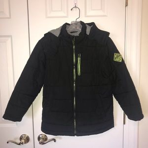 EUC Gap Kids Puffer Jacket Youth Large, Black